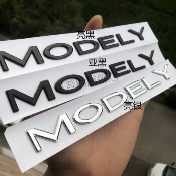 tesla特斯拉model3y車標毛豆3標貼黑色spacex字標後尾標誌國產modely