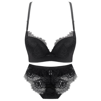 杰奎琳内衣女无钢圈小胸聚拢舒适透气性感蕾丝薄款调整型收副乳文胸