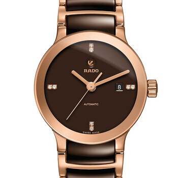 雷达(rado)瑞士手表 晶萃系列镶钻自动机械28mm女士腕