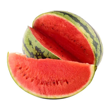 香二嫂麒麟瓜 国产冰糖大西瓜 美都麒麟西瓜皮薄脆甜红西瓜现摘 4颗装