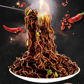 晨臻 晨臻魔鬼椒面100万辣爆辣拌面方便面整泡面箱一整箱速食食品大桶