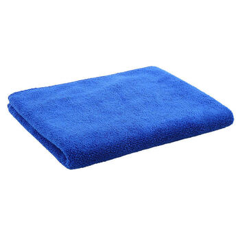 擦车专用毛巾不掉色不留痕汽车玻璃加厚吸水抹布家政保洁毛巾 蓝色