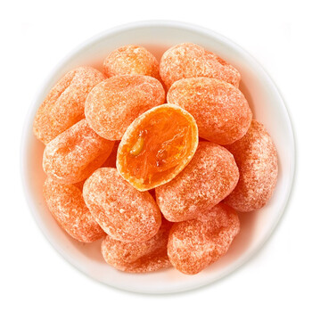 来伊份橘芙蓉糖霜金橘蜜饯糖渍金桔来一份休闲零食 250g