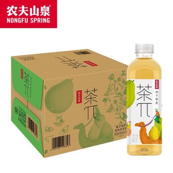 农夫山泉茶派茶π果味茶饮料 整箱饮品 柚子绿茶900ml*12瓶整箱