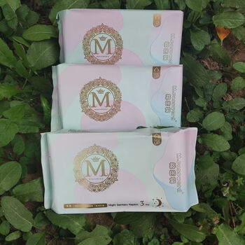 棉密码卫生巾辛巴辛有志姨妈巾夜用卫生巾 (3包9片)夜用360mm