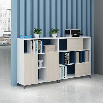 新具匠文件柜矮柜储物柜档案柜资料柜木质保密柜办公室隔断柜隔断矮柜