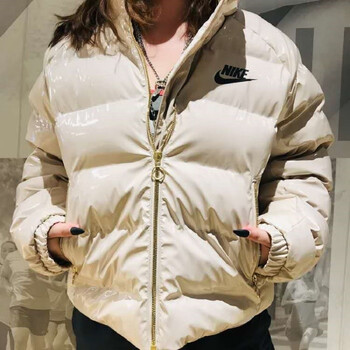 nike耐克棉服女2020冬季新款短款面包服运动休闲防寒保暖外套夹克cu