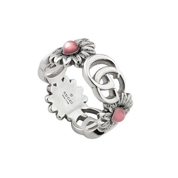 【送礼】【刘雨昕泫雅同款】gucci 古驰 双g小雏菊彩色宝石戒指