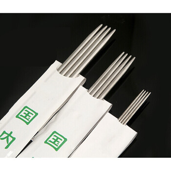 不锈钢毛衣针毛线针不锈钢环形针套装三燕牌棒针直针编织工具36cm长6