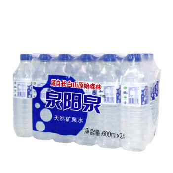 泉阳泉 长白山天然矿泉水 600ml*24 整箱装