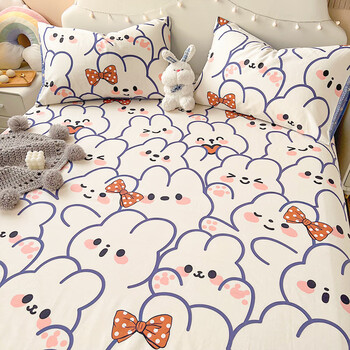 套榻榻米床垫保护罩防尘罩nk兔兔星球a版床笠150200cm常规适合425cm