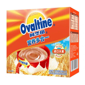 阿华田(Ovaltine)可可粉 营养多合一 早餐代餐 奶茶冲饮 蛋白型固体饮料 随身装360g（30g*12包）