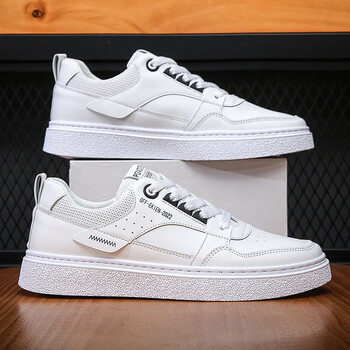 vockoo卡迪高高端轻奢男鞋秋季新款潮流男鞋运动休闲小白鞋超纤男女