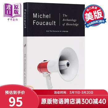 知识考古学英文原版the Archeology Of Knowledge 摘要书评试读 京东图书