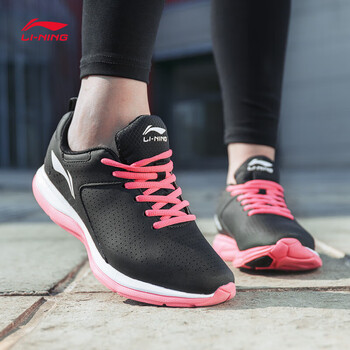 李宁lining女鞋运动鞋女款2023夏季新款坏小紫复古老爹鞋减震鞋新基础