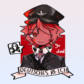 逸星熊ch国拟周边 countryhumans 国拟五常立牌原创瓷俄德苏瓷美挂件