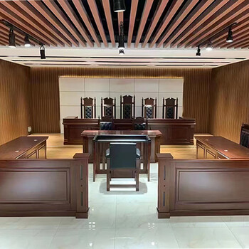 米蒂格轩域定制法院专用家具审判台法官台书记台诉讼台模拟法庭桌椅现货 诉讼台(胡桃色)2.0m【图片 价格 品牌 报价】-京东