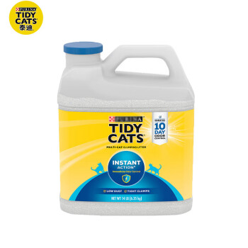 泰迪美国进口 泰迪（TIDY CATS）即效除臭 结团 猫砂 14磅