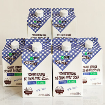 蒙牛低脂原味酸奶饮品凤梨椰汁味优菌乳go畅458ml乳酸菌发酵 458ml优