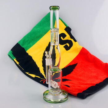 卡伦拉加厚玻璃bong水烟枪斗标准口19# 配件高350mm 水烟泵 water