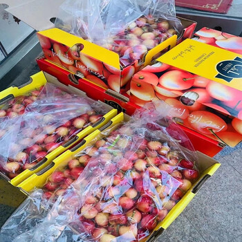 空运雷尼尔黄车厘子44斤原箱2j3j新鲜rainier蕾尼黄金黄车3j30mm含