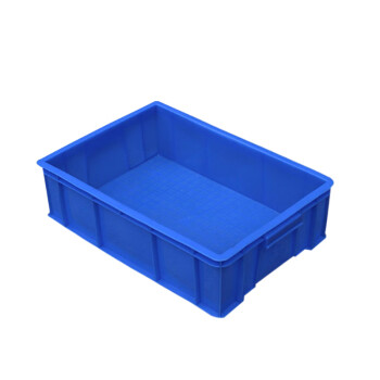 京梯 周转箱 零件盒加厚收纳箱塑料元件物料收纳盒 蓝350*250*95 单位：个
