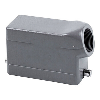 重载连接器hdche016mf矩形插座16芯16a热流道接插件haogncn航空插头一