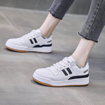 勿棉高中生小白鞋女生秋天穿的平板鞋初中生女鞋春秋季中学生平底少女