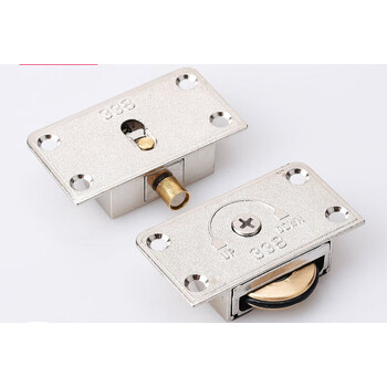 定制家具加重型推拉门轴承轮趟门轮柜门铜轮子橱柜移门轮衣柜滑轮轨道