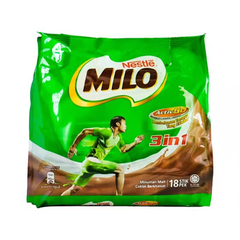 21条装马来西亚雀巢美禄milo三合一巧克力可可粉冲饮18条x33克美禄1袋