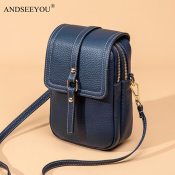 andseeyou品牌单肩包女新款潮竖款百搭手机包女士包包盖迷你小包包