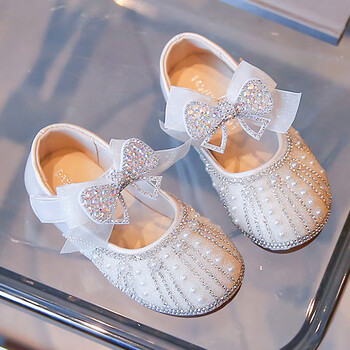 okkdey女童鞋公主鞋配礼服2023夏季新款儿童皮鞋宝宝凉鞋中大童水晶
