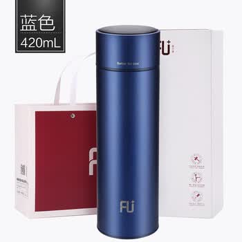 富光(FUGUANG)富光FU+ 经典简系列真空保温杯蓝色 企业专享-融创集采商城