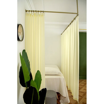 美容院u型窗帘 美容院拉帘窗帘2022年新款专用隔断隐私美容床隔断帘