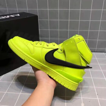 oeny飞马ajambush x dunk highdunk high 柠檬黄 酸橙高帮男女休闲鞋