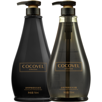 cocovel蔻露薇 洗沐套装梦魅香氛法式香水（洗发乳750ml+沐浴露750ml)（滋养 嫩肤 保湿 香体）格拉斯系列