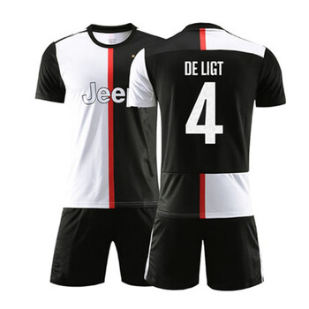 尤文图斯足球服主场7号c罗短袖球衣定制团购队服客场运动套装主场黑色