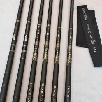 野桑川鱼竿野桑川龙大物鱼竿旗舰店龙大物杆野桑川上好佰福特龙五5超