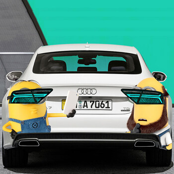 适用于七龙珠悟空后尾灯汽车贴纸路飞皮卡丘后灯贴纸贴凯迪拉克ats