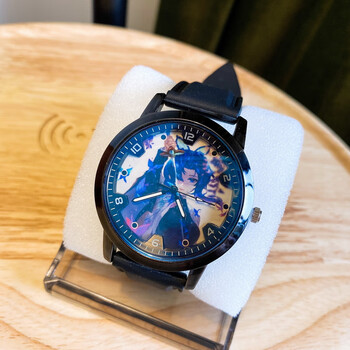 鬼灭之刃联名手表同款儿童冰灶门炭治郎卡通动漫少年大表盘学生男生
