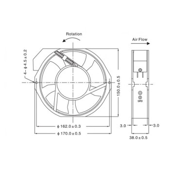 霸刚风扇适用于全新SYM A17238V2HBT 230V 50/60Hz 24/30W 霸刚