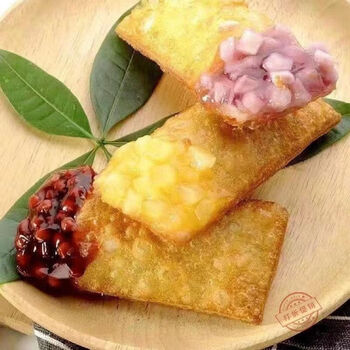 雅叔美式水果派红豆派麦当劳香芋派油炸冷冻甜点小吃商用一袋红豆派