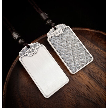 兽头无事牌31g 足银999