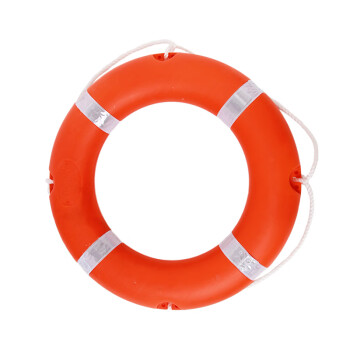 红蓝队长晶格反光片国标救生圈成人应急救援2.5kg塑料救生圈免充气防汛船用救生圈