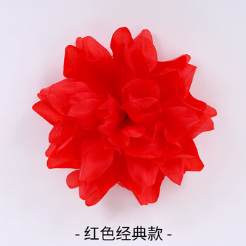 表演头饰六一节幼儿园表演手腕花广场舞新娘伴娘手 红色经典款