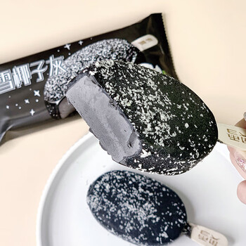 鲜有志奥雪椰子灰雪糕65g巧克力脆皮椰子口味冰淇淋经典网红冰椰子灰