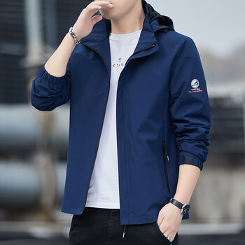 以纯(yishion)夹克男春季2023新款青年男装韩版潮流登山系防风冲锋衣