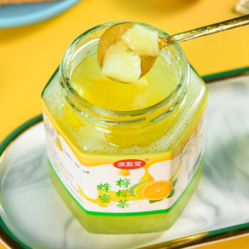 密炼柠檬茶蜂蜜百香味酱夏季冲饮泡水果汁 蜂蜜柠檬茶*1 蜂蜜柚子茶*1