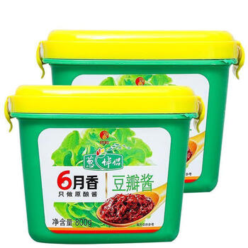 【jd优品】6月香甜面酱葱伴侣原酿酱六月香大酱烤鸭鸡肉卷 六月香豆瓣