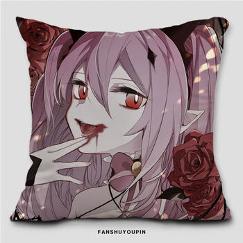 终结的炽天使克鲁鲁采佩西二次元动漫周边双面图抱枕生日礼物定制 16